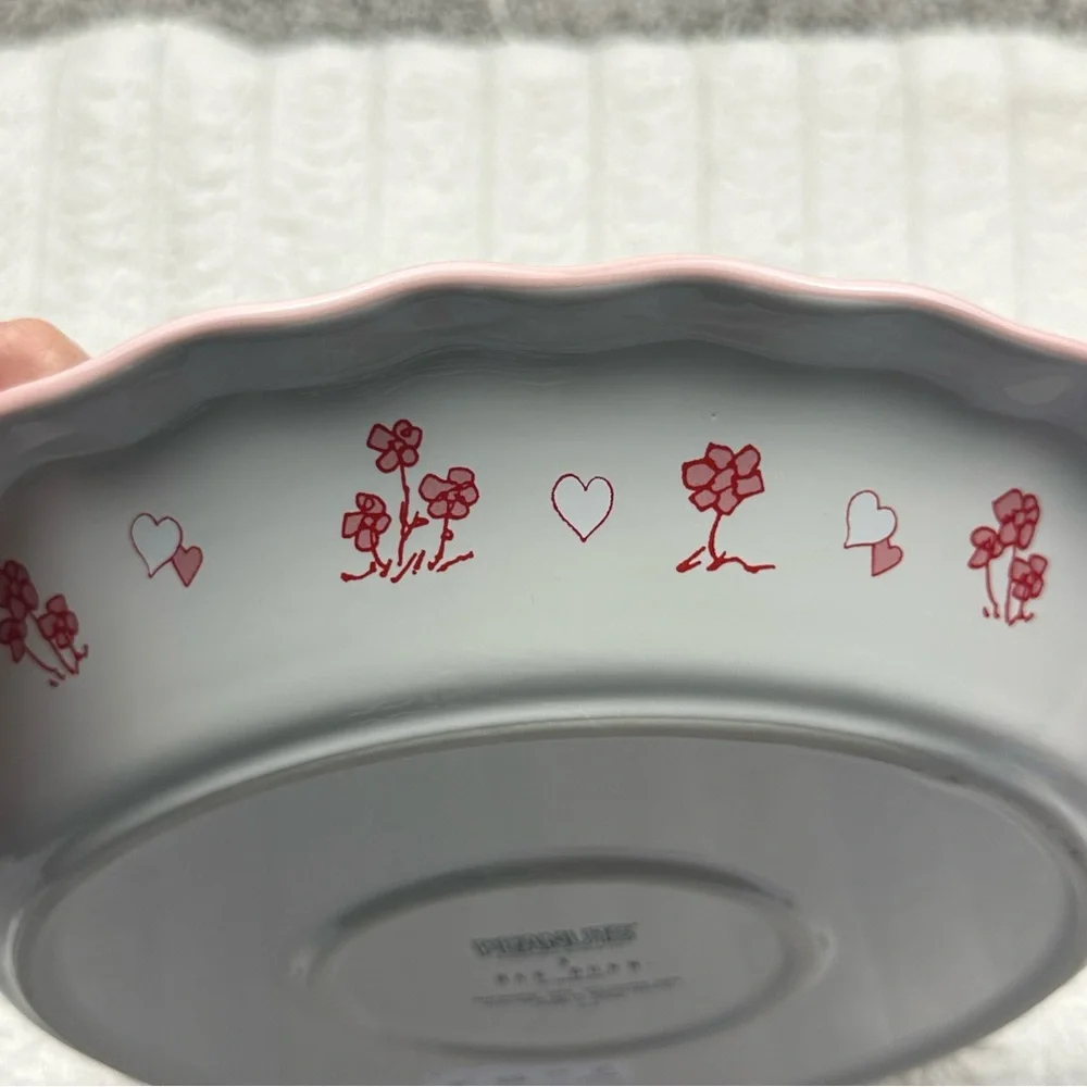 Rae Dunn Peanuts Snoopy Pink Baking Dish